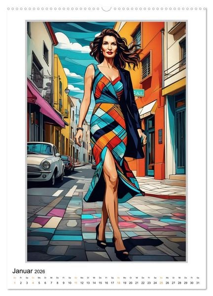 Produktbild: Modern Art Frauenbilder (hochwertiger Premium Wandkalender 2026 DIN A2 hoch), Kunstdruck in Hochglanz