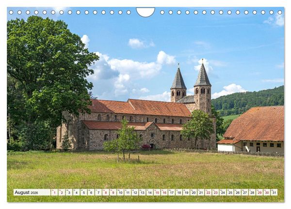 Produktbild: Das Weserbergland (Wandkalender 2026 DIN A4 quer), CALVENDO Monatskalender