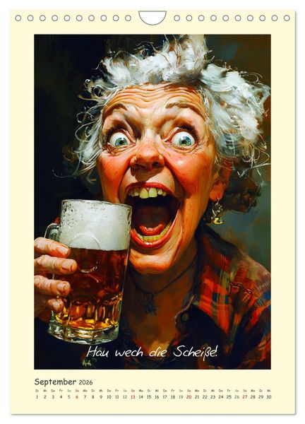 Produktbild: Bier, B&auml;uche, Spr&uuml;che. Spa&szlig; mit Hopfen und Malz (Wandkalender 2026 DIN A4 hoch), CALVENDO Monatskalender