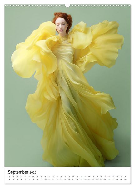 Produktbild: Floral Couture (hochwertiger Premium Wandkalender 2026 DIN A2 hoch), Kunstdruck in Hochglanz