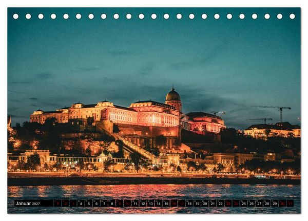 Produktbild: Glanzvolles Budapest (Tischkalender 2027 DIN A5 quer), CALVENDO Monatskalender