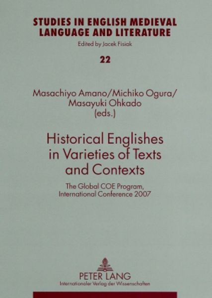 Produktbild: Historical Englishes in Varieties of Texts and Contexts