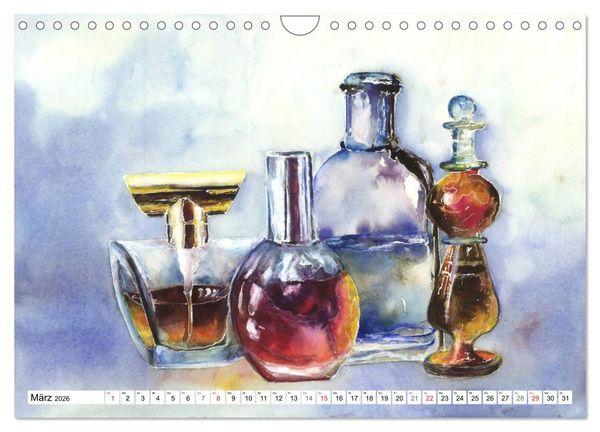 Produktbild: Stillleben Aquarelle (Wandkalender 2026 DIN A4 quer), CALVENDO Monatskalender