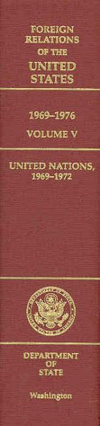 Produktbild: Foreign Relations of the United States, 1969-1976, Volume V