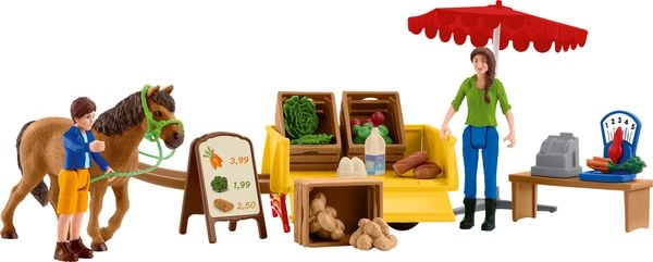 Produktbild: schleich&reg; 42528 Farm World Mobiler Farm Stand