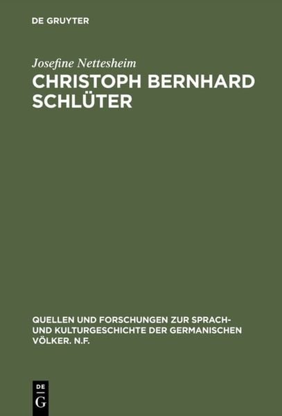 Produktbild: Christoph Bernhard Schl&uuml;ter