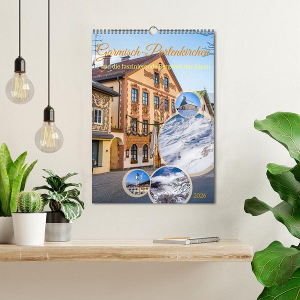 Produktbild: Garmisch-Partenkirchen und die faszinierende Bergwelt der Alpen (Wandkalender 2026 DIN A3 hoch), CALVENDO Monatskalender