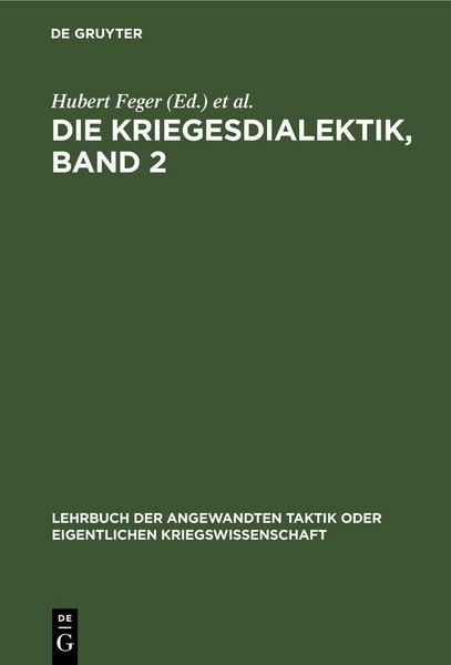 Produktbild: Die Kriegesdialektik