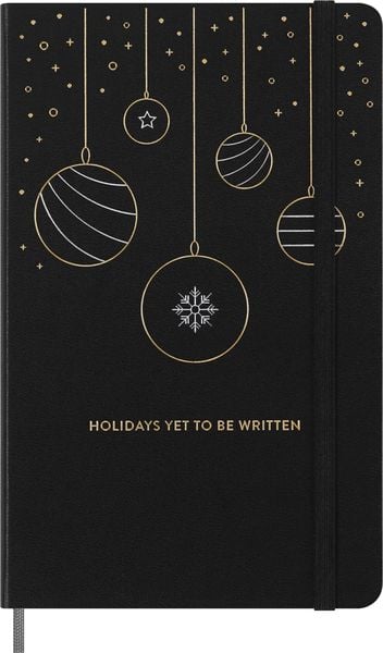 Produktbild: Moleskine Holiday Notizbuch, L/A5, Liniert, fester Einband, Schwarz