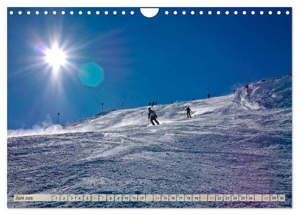 Produktbild: Skifahren - so sch&ouml;n (Wandkalender 2026 DIN A4 quer), CALVENDO Monatskalender