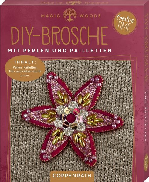 Produktbild: DIY-Broschen mit Perlen und Pailletten
