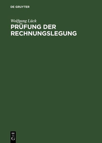 Produktbild: Pr&uuml;fung der Rechnungslegung