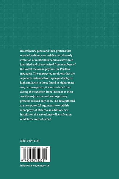 Produktbild: Molecular Evolution: Towards the Origin of Metazoa