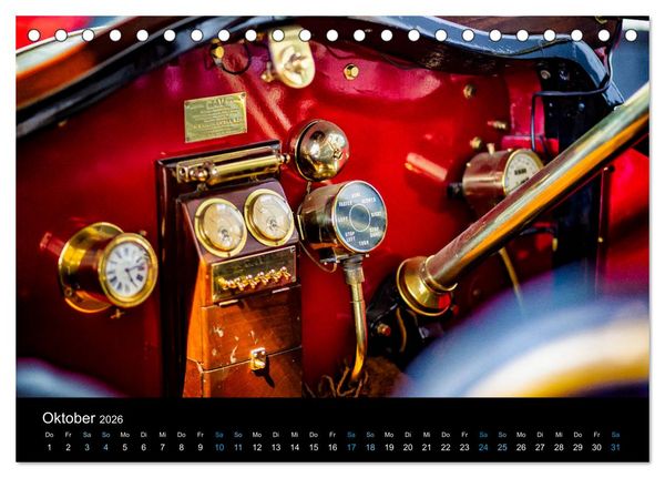 Produktbild: CLASSIC COCKPITS - Funktionale Kunstwerke aus einer anderen Zeit (Tischkalender 2026 DIN A5 quer), CALVENDO Monatskalender