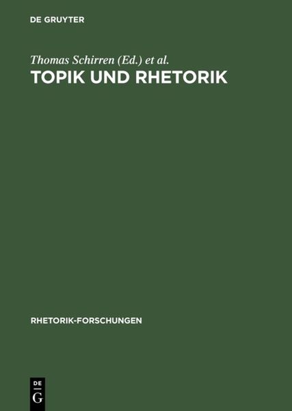 Produktbild: Topik und Rhetorik