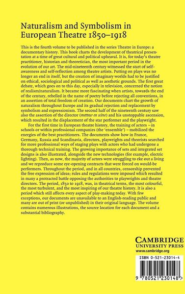 Produktbild: Naturalism and Symbolism in European Theatre 1850 1918