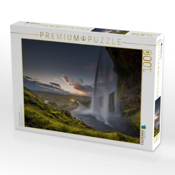 Produktbild: CALVENDO Puzzle Seljalandsfoss Wasserfall | 1000 Teile Lege-Gr&ouml;&szlig;e 64x48cm Foto-Puzzle f&uuml;r gl&uuml;ckliche Stunden