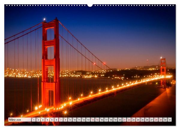 Produktbild: Faszination USA - Eine Reise durch Stadt und Natur (hochwertiger Premium Wandkalender 2026 DIN A2 quer), Kunstdruck in Hochglanz