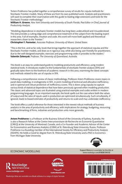 Produktbild: Efficiency and Productivity Analysis