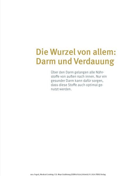 Produktbild: Medical Cooking: F.X. Mayr-Ernährung