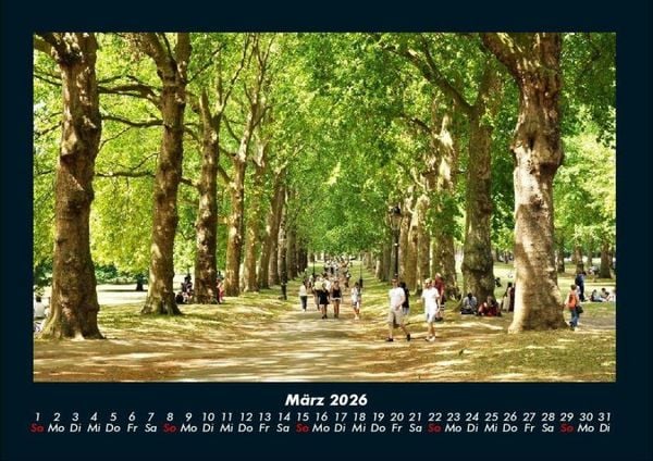 Produktbild: London 2026 Fotokalender DIN A4