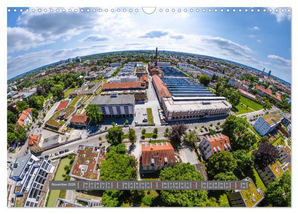 Produktbild: Meine Heimat von oben - Luftbilder von Augsburg (Wandkalender 2026 DIN A3 quer), CALVENDO Monatskalender