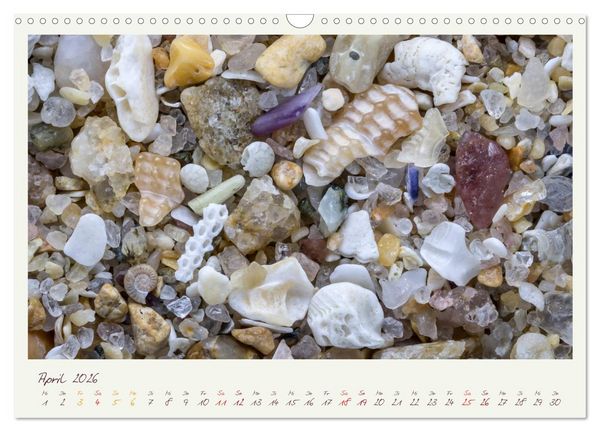 Produktbild: Abenteuer Mikrofotografie Sand (Wandkalender 2026 DIN A3 quer), CALVENDO Monatskalender