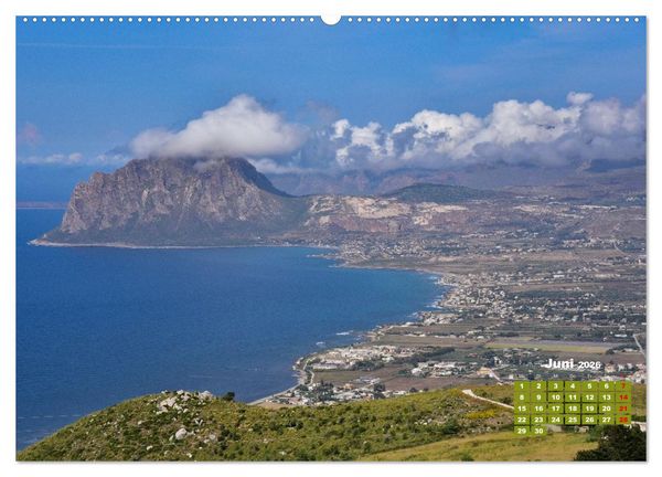 Produktbild: Sizilien &ndash; von Cefal&ugrave; bis Trapani (Wandkalender 2026 DIN A2 quer), CALVENDO Monatskalender