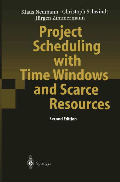 Produktbild: Project Scheduling with Time Windows and Scarce Resources