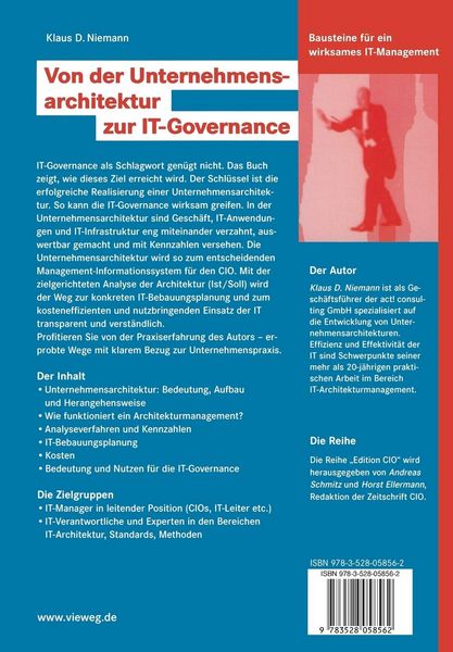 Produktbild: Von der Unternehmensarchitektur zur IT-Governance