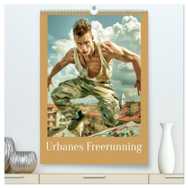 Produktbild: Urbanes Freerunning (hochwertiger Premium Wandkalender 2026 DIN A2 hoch), Kunstdruck in Hochglanz