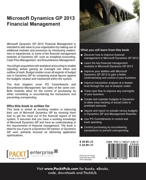 Produktbild: Microsoft Dynamics GP 2013 Financial Management