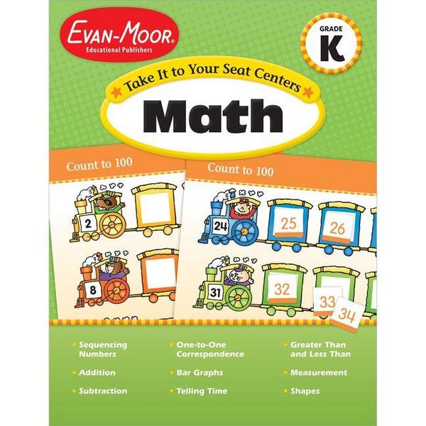 Produktbild: Take It to Your Seat Math Centers Grade K