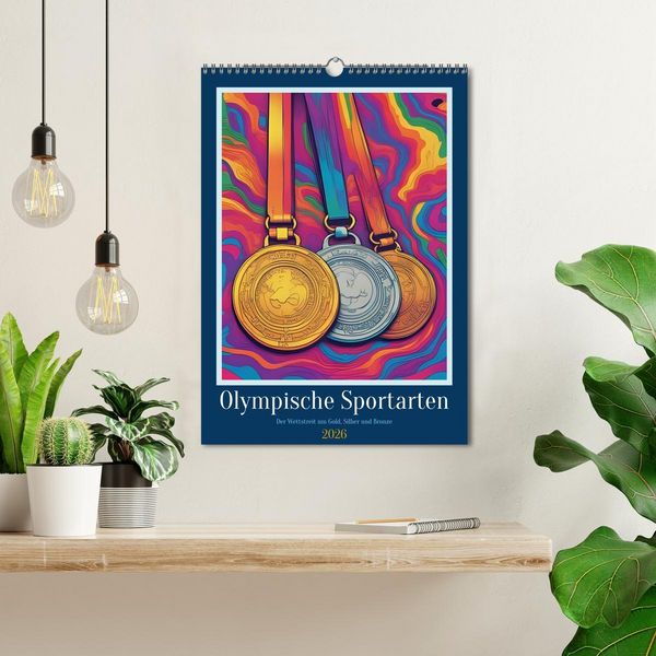Produktbild: Olympische Sportarten (Wandkalender 2026 DIN A3 hoch), CALVENDO Monatskalender