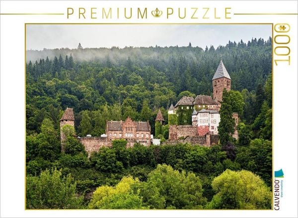 CALVENDO Puzzle Burg Zwingenberg | 1000 Teile Lege-Größe 64x48cm Foto-Puzzle für glückliche Stunden