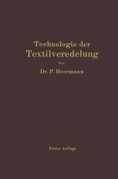 Produktbild: Technologie der Textilveredelung