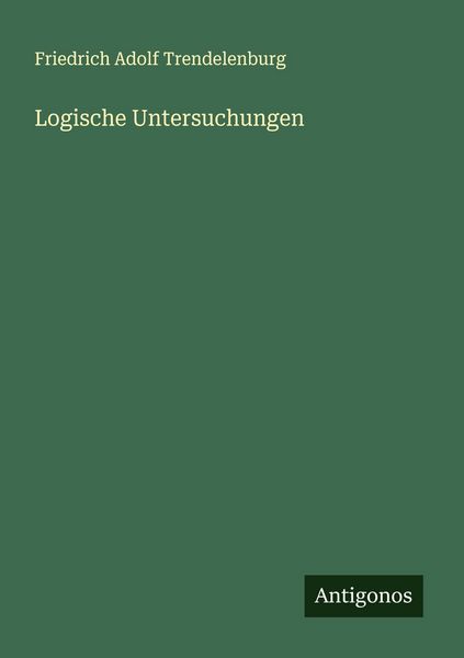 Produktbild: Logische Untersuchungen