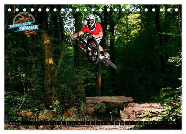 Produktbild: Freeride Life (Tischkalender 2026 DIN A5 quer), CALVENDO Monatskalender