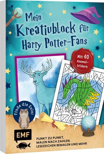 Produktbild: Mein magischer Kreativblock f&uuml;r Harry Potter-Fans &ndash; Finde die Eule!
