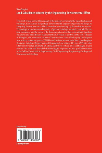 Produktbild: Land Subsidence Induced by the Engineering-Environmental Effect