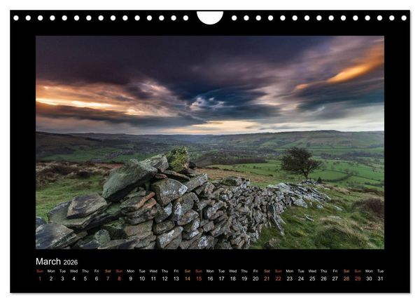 Produktbild: The Changing Seasons of the Peak District (Wall Calendar 2026 DIN A4 landscape), CALVENDO 12 Month Wall Calendar