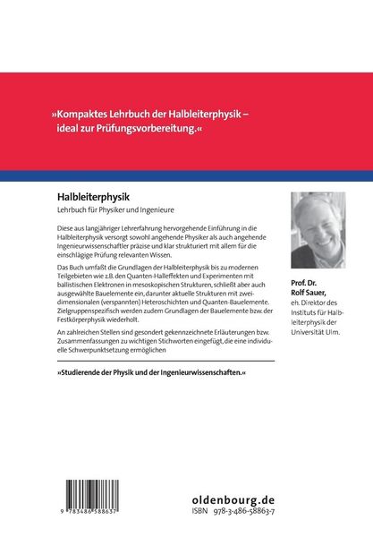 Produktbild: Halbleiterphysik