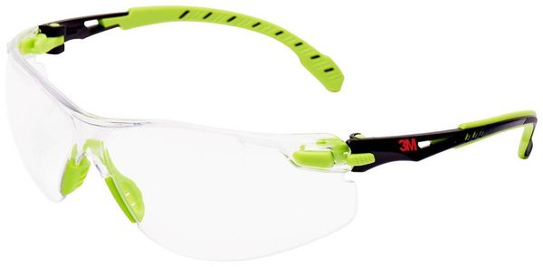 Produktbild: 3M Solus S1201SGAF-TSKT Schutzbrille mit Antibeschlag-Schutz Gr&uuml;n, Schwarz