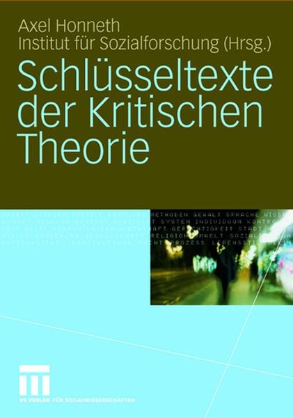 Produktbild: Schl&uuml;sseltexte der Kritischen Theorie