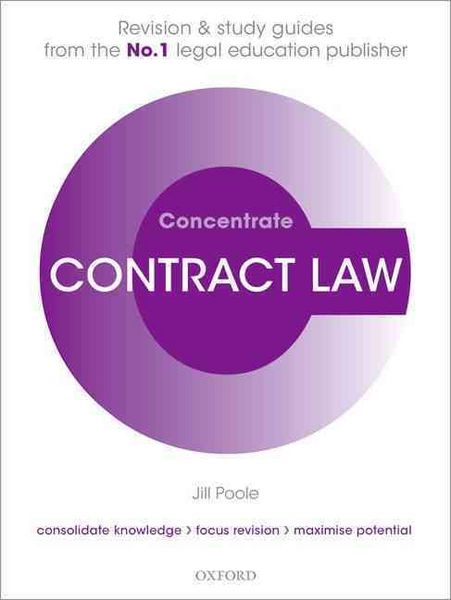 Produktbild: Poole, J: Contract Law Concentrate