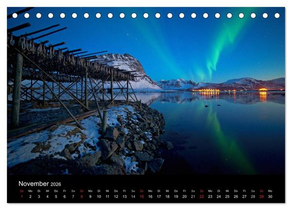 Produktbild: Norwegen (Tischkalender 2026 DIN A5 quer), CALVENDO Monatskalender