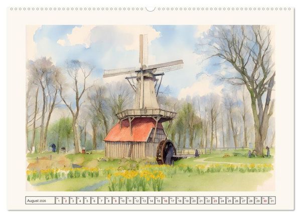 Produktbild: Von S&uuml;d nach Nord durch's Emsland (Wandkalender 2026 DIN A2 quer), CALVENDO Monatskalender