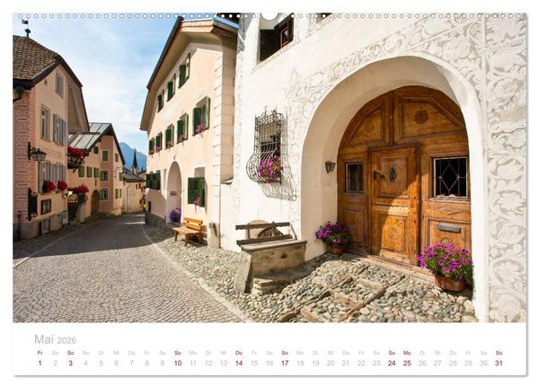 Produktbild: Graub&uuml;nden Engadin 2026 (hochwertiger Premium Wandkalender 2026 DIN A2 quer), Kunstdruck in Hochglanz