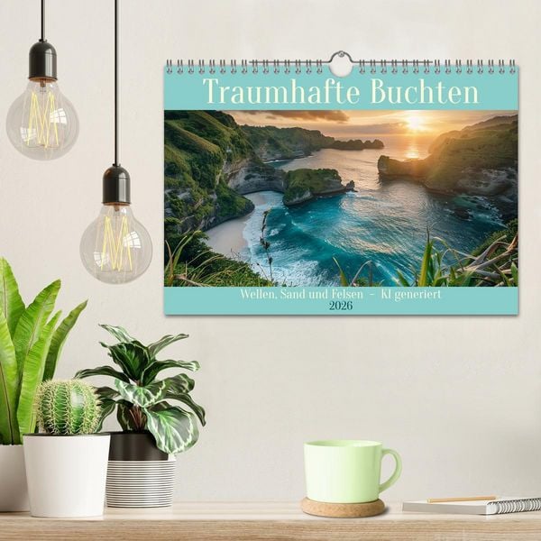 Produktbild: Traumhafte Buchten (Wandkalender 2026 DIN A4 quer), CALVENDO Monatskalender