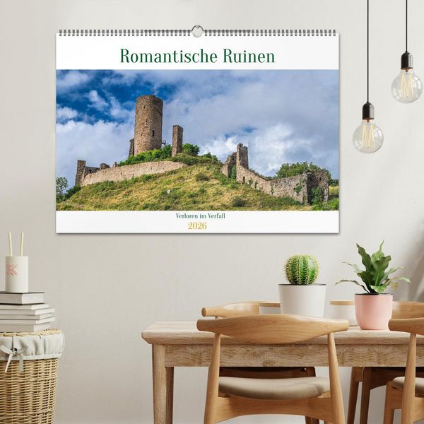 Produktbild: Romantische Ruinen (Wandkalender 2026 DIN A2 quer), CALVENDO Monatskalender